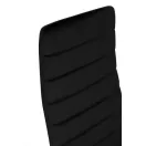 Étkezőszék, Mebelki24 VELVET4CZARNY4, 4 db, fekete, 97 x 40 x 40 cm, bársony kárpit, acél lábak, magas háttámla, teherbírás: 120 kg