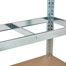 Műhelypolc, ModernHome G9040A, ezüst, 180 x 90 x 40 cm, 5 polcos, acél, MDF polclapok, állítható polcmagasság, teherbírás: 175 kg/polc