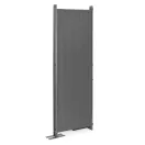 Térelválasztó paraván, MultiGarden AW-022/4TLG, szürke, 4 paneles, szélesség: 216 cm, magasság: 167 cm, összecsukható, UV-álló, vízálló PE szövet, 160 g/m2, acél váz
