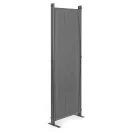 Térelválasztó paraván, MultiGarden AW-022/3TLG, szürke, 3 paneles, szélesség: 164 cm, magasság: 167 cm, összecsukható, UV-álló, vízálló PE szövet, 160 g/m2, acél váz
