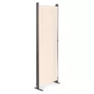 Térelválasztó paraván, MultiGarden AW-022/3TLG, bézs, 3 paneles, szélesség: 164 cm, magasság: 167 cm, összecsukható, UV-álló, vízálló PE szövet, 160 g/m2, acél váz