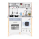 Játékkonyha, ECOTOYS 7271, 70 x 30,5 x 93,5 cm, MDF, hanghatásokkal, LED világítással, sütővel, mosógéppel, mikróval, páraelszívóval, mosogatóval, 5 db konyhai kiegészítővel, 3 éves kortól