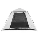 Kemping sátor, MultiGarden CT-006-BG, 240 x 240 x 155 cm, 1500 mm vízállóság, 4 személyes, szúnyoghálós, acél és üvegszálas vázzal, hordtáskával