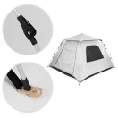 Kemping sátor, MultiGarden CT-006-BG, 240 x 240 x 155 cm, 1500 mm vízállóság, 4 személyes, szúnyoghálós, acél és üvegszálas vázzal, hordtáskával
