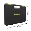 Szerszámkészlet, Bauerkraft H-075, 140 részes, kofferben, villáskulcsokkal, csavarhúzókkal és bitekkel, króm-vanádium és szénacél