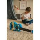 Gyerek ukulele, ECOTOYS MF019H, kék, 17,5 x 6 x 53 cm, fa, hangolható, 4 nejlon húrral, pengetővel, 12 bunddal, 3 éves kortól ajánlott
