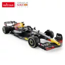 Távirányítós autó, Rastar, Red Bull Racing RB18, sötétkék, 47 cm, 1:12 méretarány, teljes irányítás, elemes (5+2 db AA, nem tartozék)