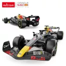 Távirányítós autó, Rastar, Red Bull Racing RB18, sötétkék, 47 cm, 1:12 méretarány, teljes irányítás, elemes (5+2 db AA, nem tartozék)