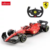   Távirányítós autó, Raster, Ferrari F1-75, piros, 47 cm, 1:12 méretarány, teljes irányítás, elemes (5+2 db AA, nem tartozék)