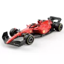Távirányítós autó, Raster, Ferrari F1-75, piros, 47 cm, 1:12 méretarány, teljes irányítás, elemes (5+2 db AA, nem tartozék)