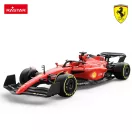 Távirányítós autó, Raster, Ferrari F1-75, piros, 47 cm, 1:12 méretarány, teljes irányítás, elemes (5+2 db AA, nem tartozék)