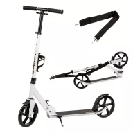   Klasszikus roller, Bauerkraft G-122, összecsukható, 20 cm PU kerekek, ABEC-7 csapágy, lábfék, állítható magasság: 91–101 cm, palacktartó, maximum 80 kg