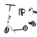 Klasszikus roller, Bauerkraft G-122, összecsukható, 20 cm PU kerekek, ABEC-7 csapágy, lábfék, állítható magasság: 91–101 cm, palacktartó, maximum 80 kg