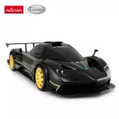 Távirányítós autó, Rastar, Pagani Zonda R, fekete, 33 cm, 1:14 méretarány, teljes irányítás, elemes (5+2 db AA, nem tartozék)