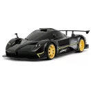 Távirányítós autó, Rastar, Pagani Zonda R, fekete, 33 cm, 1:14 méretarány, teljes irányítás, elemes (5+2 db AA, nem tartozék)
