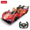 Távirányítós autó, Rastar, Ferrari 499P, piros, 36 cm, 1:14 méretarány, teljes irányítás, elemes (5+2 db AA, nem tartozék)
