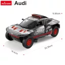 Távirányítós autó, Rastar, Audi RS Q E-Tron, sötétszürke, 34 cm, 1:14 méretarány, teljes irányítás, két sebességfokozat, drift funkció, teljes irányítás, elemes (5+2 db AA, nem tartozék)