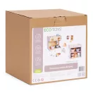 Fa kávéfőző, ECOTOYS HM328245, boltos kiegészítővel, 26 db tartozék, lekerekített élek, 3 éves kortól