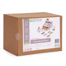 Játék pénztárgép, ECOTOYS HM328241, 22 x 17 x 17 cm, szkennerrel és kártyaolvasóval, nyitható fiókkal, érmékkel és bankjegyekkel, 3 éves kortól