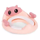 Gyerek WC-ülőke, ECOTOYS HA-P17-18-PK, rózsaszín, lépcsős fellépővel, csúszásmentes, állítható, párnázott ülőke, univerzális, műanyag