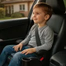 Autós ülésmagasító, ECOTOYS RDCF04-ISO, 125–150 cm, Isofix, i-Size (ECE R129/03), pohártartóval, karfás, mosható huzat