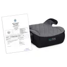 Autós ülésmagasító, ECOTOYS RDCF04-ISO, 125–150 cm, Isofix, i-Size (ECE R129/03), pohártartóval, karfás, mosható huzat