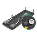 Pilates deszka, ModernHome GB-PL-01, 106 x 41 x 3 cm, összecsukható, LCD kijelző, expander szalagokkal, fekvőtámasz fogantyúkkal