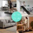 Futópad, MOVEPRO GB-F3820-F, 100 x 38 cm felület, 1–10 km/h, csendes, távirányítóval, telefontartóval, 100 kg teherbírás