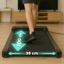Futópad, MOVEPRO GB-F3820-F, 100 x 38 cm felület, 1–10 km/h, csendes, távirányítóval, telefontartóval, 100 kg teherbírás