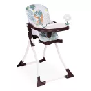 Etetőszék, ECOTOYS HC301-2401, összecsukható, állítható, 3 pontos öv, tálcán játékokkal, acél váz, levehető huzat, lábtartó, teherbírás: 15 kg