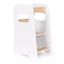 Tanulótorony, ECOTOYS FH-KF230092, konyhai segítő, 3 szintben állítható platform, biztonsági korlát, teherbírás: 38 kg
