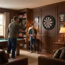 Dartstábla, Multistore AP-301, átmérő: 46 cm, 6 db darts + komplett rögzítőkészlet