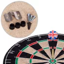 Dartstábla, Multistore AP-301, átmérő: 46 cm, 6 db darts + komplett rögzítőkészlet
