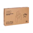 Sminkasztal, ModernHome ZDT-01, 80 x 41 x 146 cm, 9 db LED, tükör, 2 fiók, 3 polc, laminált bútorlap