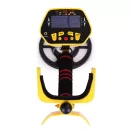 Fémdetektor, Multistore GC-1028, 96,5–120,5 cm, 21,5 cm vízálló keresőfej, LCD kijelző, 3 beállítás, pontkereső, érzékenység- és hangerőszabályzás, elemes (2 db 9V, nem tartozék)