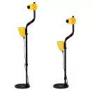 Fémdetektor, Multistore GC-1028, 96,5–120,5 cm, 21,5 cm vízálló keresőfej, LCD kijelző, 3 beállítás, pontkereső, érzékenység- és hangerőszabályzás, elemes (2 db 9V, nem tartozék)