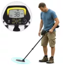 Fémdetektor, Multistore GC-1032, 96,5-116,5 cm, 24,5 cm vízálló keresőfej, LCD kijelző, 3 beállítás, numerikus célazonosítás 0–99, elemes (2 db 9V, nem tartozék)