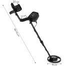 Fémdetektor, Multistore GC-1065, 88-113 cm, 19 cm vízálló keresőfej, analóg kijelző, hangjelzés, 2 beállítás, elemes (1 db 9V - nem tartozék)