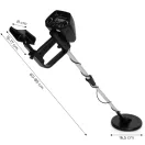 Fémdetektor, Multistore GC-1016A, 60-89 cm, 16,5 cm vízálló keresőfej, analóg kijelző, hangjelzés, 2 beállítás, elemes (2 db 9V - nem tartozék)