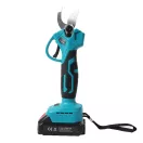 Akkumulátoros metszőolló, Bauerkraft H-605, kék, 2 x 21 V 1,5 Ah Li-Ion, 600 W, maximum 30 mm vastagságig, kétfokozatú vágás, biztonsági zár, koffer és tartozékok, akkumulátorral és töltővel