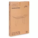 Ruhaszárító, ModernHome BJ-1925, fekete, 25 m szárítási terület, összecsukható, csipesztartóval, acél váz, 20 kg teherbírás, 60 cm szélesség