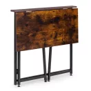 Íróasztal, ModernHome TH-FD-7-16, 80 x 45 x 76 cm, Loft stílus, fa és fém anyagból, összecsukható, állítható szintezőtalpak, teherbírás: 80 kg