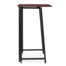 Íróasztal, ModernHome TH-FD-7-16, 80 x 45 x 76 cm, Loft stílus, fa és fém anyagból, összecsukható, állítható szintezőtalpak, teherbírás: 80 kg