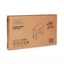 Íróasztal, ModernHome TH-FD-7-16, 80 x 45 x 76 cm, Loft stílus, fa és fém anyagból, összecsukható, állítható szintezőtalpak, teherbírás: 80 kg