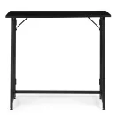 Íróasztal, ModernHome TH-FD-1, 80 x 45 x 76 cm, fekete, fa és fém anyagból, összecsukható, állítható szintezőtalpak, teherbírás: 80 kg