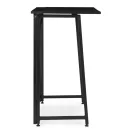 Íróasztal, ModernHome TH-FD-1, 80 x 45 x 76 cm, fekete, fa és fém anyagból, összecsukható, állítható szintezőtalpak, teherbírás: 80 kg