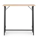 Íróasztal, ModernHome TH-FD-6-16, 80 x 45 x 76 cm, Loft stílus, fa és fém anyagból, összecsukható, állítható szintezőtalpak, teherbírás: 80 kg