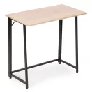 Íróasztal, ModernHome TH-FD-6-16, 80 x 45 x 76 cm, Loft stílus, fa és fém anyagból, összecsukható, állítható szintezőtalpak, teherbírás: 80 kg
