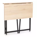 Íróasztal, ModernHome TH-FD-6-16, 80 x 45 x 76 cm, Loft stílus, fa és fém anyagból, összecsukható, állítható szintezőtalpak, teherbírás: 80 kg