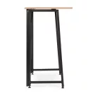 Íróasztal, ModernHome TH-FD-6-16, 80 x 45 x 76 cm, Loft stílus, fa és fém anyagból, összecsukható, állítható szintezőtalpak, teherbírás: 80 kg